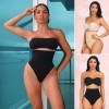 Nahtlose Bauchregulierungshose mit hoher Taille Nahtlose Bauchregulierungshose mit hoher Taille