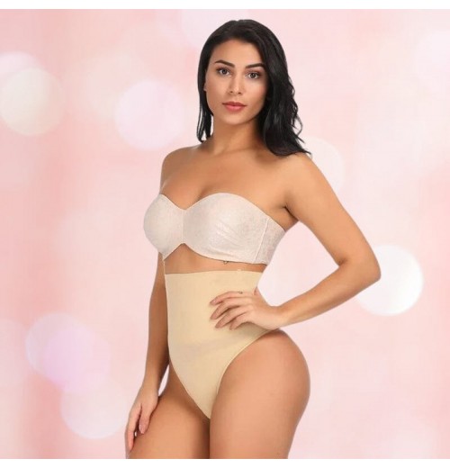 Nahtlose Bauchregulierungshose mit hoher Taille Nahtlose Bauchregulierungshose mit hoher Taille