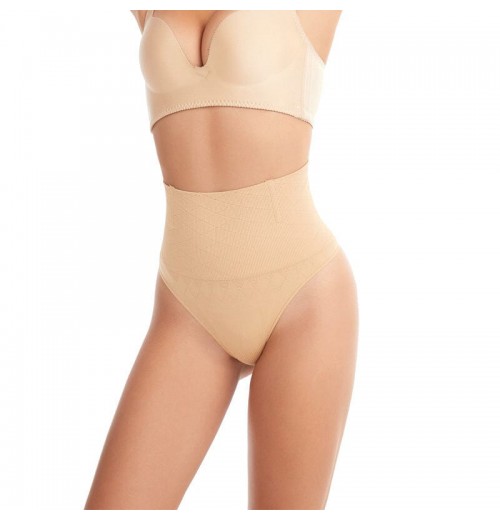 Nahtlose Bauchregulierungshose mit hoher Taille Nahtlose Bauchregulierungshose mit hoher Taille