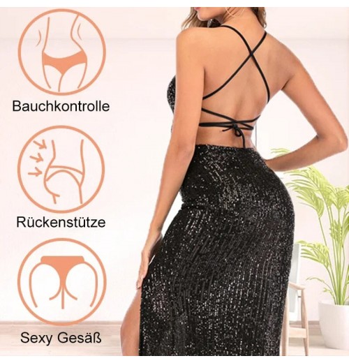 Nahtlose Bauchregulierungshose mit hoher Taille Nahtlose Bauchregulierungshose mit hoher Taille