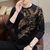 Langarm-Sweatshirt mit Adler-Print für Herren Langarm-Sweatshirt mit Adler-Print für Herren