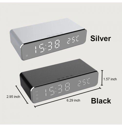 Heier Verkauf(50% Rabatt)Intelligenter LED-Digitalwecker mit drahtlosem Ladegert, Thermometer und Uhrzeit Heier Verkauf(50% Rabatt)Intelligenter LED-Digitalwecker mit drahtlosem Ladegert, Thermometer und Uhrzeit