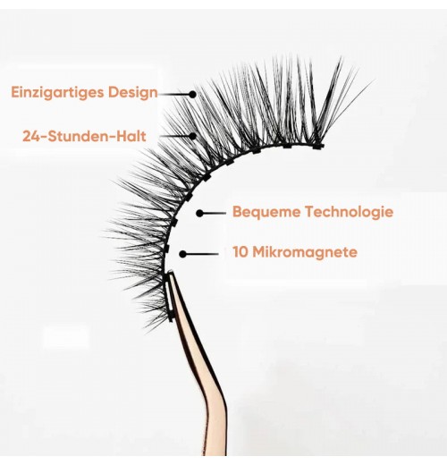 Heute 33%~55% RabattMagnetische falsche Wimpern ohne Klebstoff, die sich schnell befestigen lassen Heute 33%~55% RabattMagnetische falsche Wimpern ohne Klebstoff, die sich schnell befestigen lassen