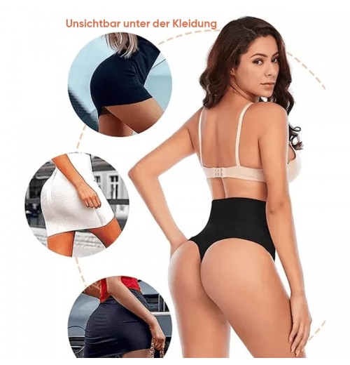 Nahtlose Bauchregulierungshose mit hoher Taille Nahtlose Bauchregulierungshose mit hoher Taille