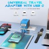 Internationaler Reise-Schnellladeanschluss 4USB-Port Anti-Single-Plug Smart Chip Global Universal Conversion Plug Travel Assistant Internationaler Reise-Schnellladeanschluss 4USB-Port Anti-Single-Plug Smart Chip Global Universal Conversion Plug Travel Assistant