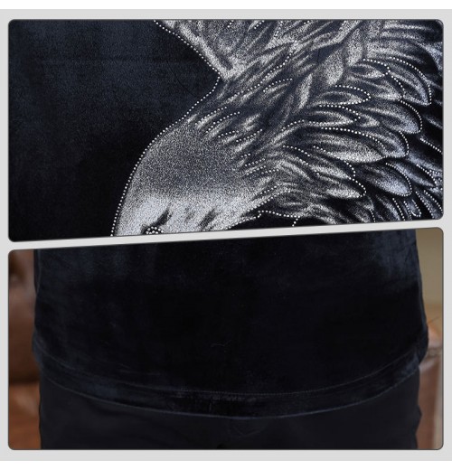 Langarm-Sweatshirt mit Adler-Print für Herren Langarm-Sweatshirt mit Adler-Print für Herren