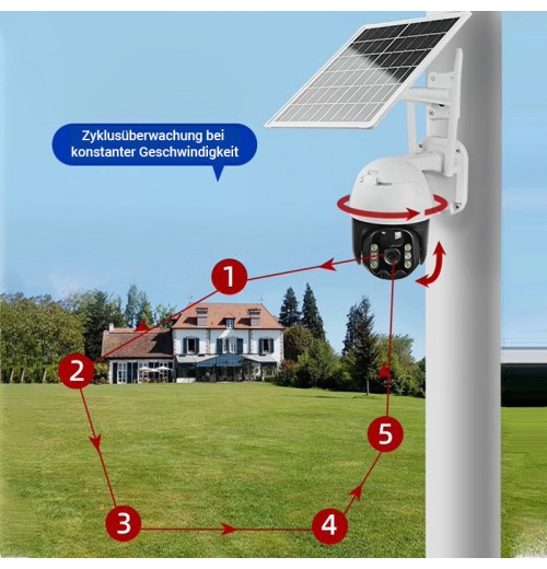 Intelligente kabellose SolarüberwachungskameraKostenloser Versand Intelligente kabellose SolarüberwachungskameraKostenloser Versand