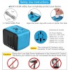 Internationaler Reise-Schnellladeanschluss 4USB-Port Anti-Single-Plug Smart Chip Global Universal Conversion Plug Travel Assistant Internationaler Reise-Schnellladeanschluss 4USB-Port Anti-Single-Plug Smart Chip Global Universal Conversion Plug Travel Assistant