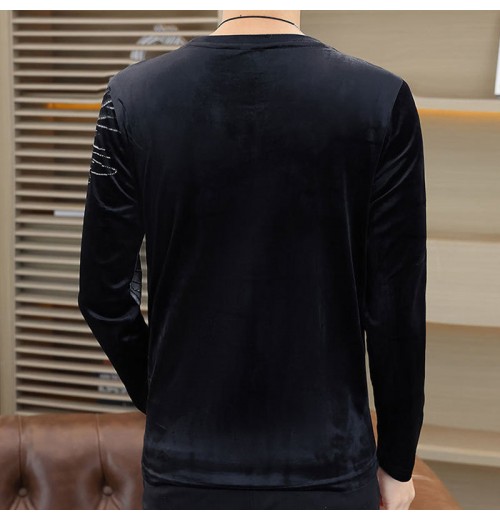 Langarm-Sweatshirt mit Adler-Print für Herren Langarm-Sweatshirt mit Adler-Print für Herren