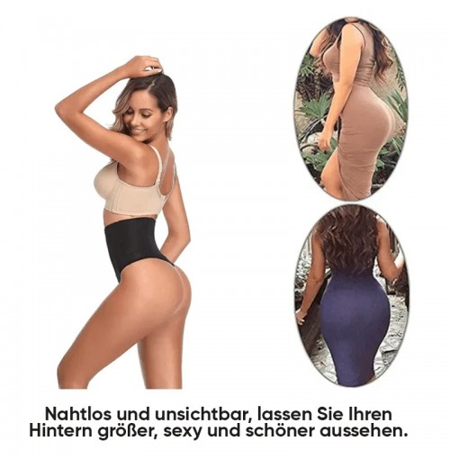 Nahtlose Bauchregulierungshose mit hoher Taille Nahtlose Bauchregulierungshose mit hoher Taille