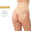 Nahtlose Bauchregulierungshose mit hoher Taille Nahtlose Bauchregulierungshose mit hoher Taille