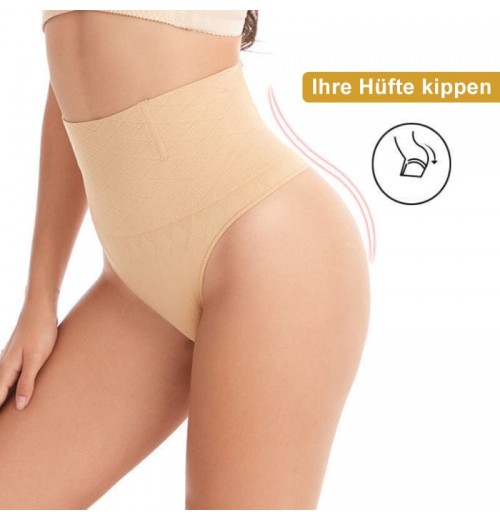 Nahtlose Bauchregulierungshose mit hoher Taille Nahtlose Bauchregulierungshose mit hoher Taille