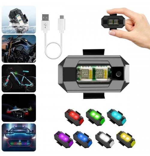 LED-Stroboskop-Antikollisionslichter in 7 Farben - Entwickelt für Fahrbegeisterte LED-Stroboskop-Antikollisionslichter in 7 Farben - Entwickelt für Fahrbegeisterte