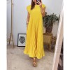 Heute 35% RabattWomen Pleated Simple Solid Color Dress Heute 35% RabattWomen Pleated Simple Solid Color Dress