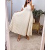 Heute 35% RabattWomen Pleated Simple Solid Color Dress Heute 35% RabattWomen Pleated Simple Solid Color Dress