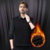 Herren Revers Faux Zweiteiliges Strickhemd Herren Revers Faux Zweiteiliges Strickhemd