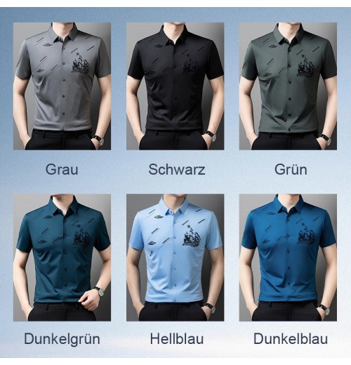 Heute 40% RabattBusiness-Hemd mit kurzen rmeln und Knopfleiste für Herren Heute 40% RabattBusiness-Hemd mit kurzen rmeln und Knopfleiste für Herren