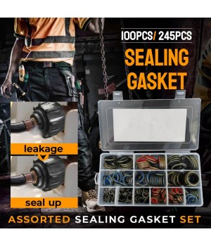 Pousbo 100 Stück/ 245 Stück Assortiertes Dichtungsring-Set