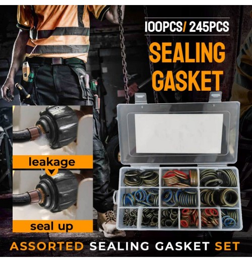 Pousbo 100 Stück/ 245 Stück Assortiertes Dichtungsring-Set Pousbo 100 Stück/ 245 Stück Assortiertes Dichtungsring-Set