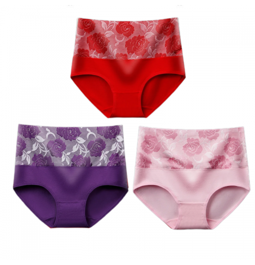 Kaufen 1 Erhalten 3 STCKEBaumwolle Tummy Control Unterwsche Kaufen 1 Erhalten 3 STCKEBaumwolle Tummy Control Unterwsche