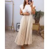 Heute 35% RabattWomen Pleated Simple Solid Color Dress Heute 35% RabattWomen Pleated Simple Solid Color Dress