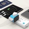 Internationaler Reise-Schnellladeanschluss 4USB-Port Anti-Single-Plug Smart Chip Global Universal Conversion Plug Travel Assistant Internationaler Reise-Schnellladeanschluss 4USB-Port Anti-Single-Plug Smart Chip Global Universal Conversion Plug Travel Assistant