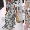 Modetrend, Persnlichkeit! Neues bedrucktes Sommerkleid mit kurzen rmeln Modetrend, Persnlichkeit! Neues bedrucktes Sommerkleid mit kurzen rmeln