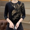 Langarm-Sweatshirt mit Adler-Print für Herren Langarm-Sweatshirt mit Adler-Print für Herren