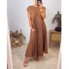 Heute 35% RabattWomen Pleated Simple Solid Color Dress Heute 35% RabattWomen Pleated Simple Solid Color Dress