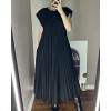Heute 35% RabattWomen Pleated Simple Solid Color Dress Heute 35% RabattWomen Pleated Simple Solid Color Dress