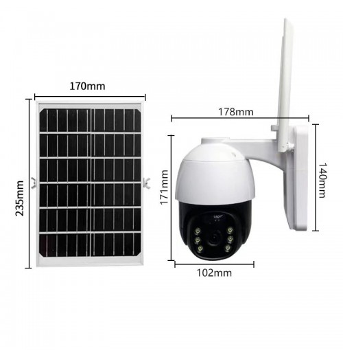 Intelligente kabellose SolarüberwachungskameraKostenloser Versand Intelligente kabellose SolarüberwachungskameraKostenloser Versand