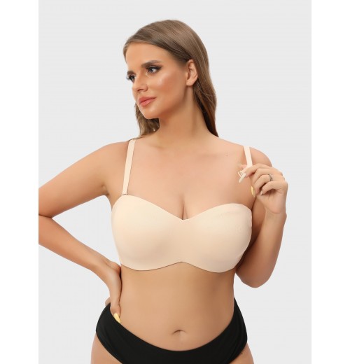Kostenloser Versand beim Kauf von 3BERGRSSE Frderung - Abnehmbarer-Trger Bandeau-BH Kostenloser Versand beim Kauf von 3BERGRSSE Frderung - Abnehmbarer-Trger Bandeau-BH