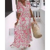 Modetrend, Persnlichkeit! Neues bedrucktes Sommerkleid mit kurzen rmeln Modetrend, Persnlichkeit! Neues bedrucktes Sommerkleid mit kurzen rmeln