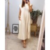 Heute 35% RabattWomen Pleated Simple Solid Color Dress Heute 35% RabattWomen Pleated Simple Solid Color Dress