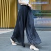 Hot Verkauf 49% RabattGlasierte Eis Seide Boden-Lnge Weites-Bein Culottes Hot Verkauf 49% RabattGlasierte Eis Seide Boden-Lnge Weites-Bein Culottes
