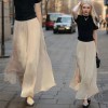 Hot Verkauf 49% RabattGlasierte Eis Seide Boden-Lnge Weites-Bein Culottes Hot Verkauf 49% RabattGlasierte Eis Seide Boden-Lnge Weites-Bein Culottes