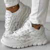Atmungsaktive Sneakers mit runder Zehe und Spitze Atmungsaktive Sneakers mit runder Zehe und Spitze