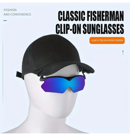 Sommer-HeiverkaufSport-Sonnenbrille mit Clip auf der Kappe Sommer-HeiverkaufSport-Sonnenbrille mit Clip auf der Kappe