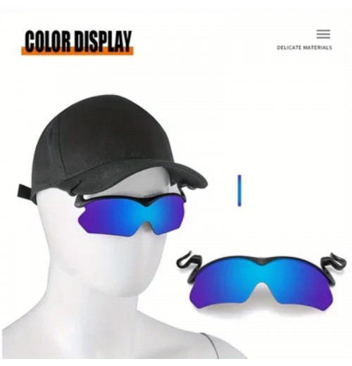 Sommer-HeiverkaufSport-Sonnenbrille mit Clip auf der Kappe Sommer-HeiverkaufSport-Sonnenbrille mit Clip auf der Kappe