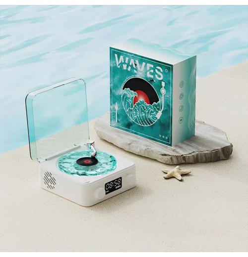 Multifunktionaler Retro-Plattenspieler im natürlichen Schlafmittel-Sound, Bluetooth-Stereoanlage Multifunktionaler Retro-Plattenspieler im natürlichen Schlafmittel-Sound, Bluetooth-Stereoanlage