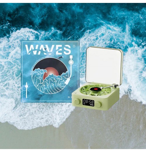 Multifunktionaler Retro-Plattenspieler im natürlichen Schlafmittel-Sound, Bluetooth-Stereoanlage Multifunktionaler Retro-Plattenspieler im natürlichen Schlafmittel-Sound, Bluetooth-Stereoanlage