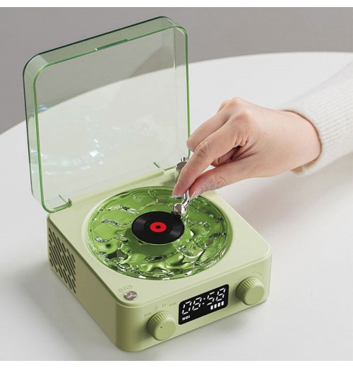 Multifunktionaler Retro-Plattenspieler im natürlichen Schlafmittel-Sound, Bluetooth-Stereoanlage Multifunktionaler Retro-Plattenspieler im natürlichen Schlafmittel-Sound, Bluetooth-Stereoanlage