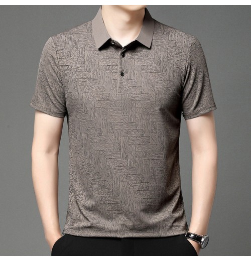 Kostenloser Versand beim Kauf von 2Modisches, kühlendes, atmungsaktives, bedrucktes T-Shirt mit Revers für Herren Kostenloser Versand beim Kauf von 2Modisches, kühlendes, atmungsaktives, bedrucktes T-Shirt mit Revers für Herren