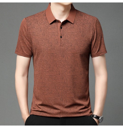 Kostenloser Versand beim Kauf von 2Modisches, kühlendes, atmungsaktives, bedrucktes T-Shirt mit Revers für Herren Kostenloser Versand beim Kauf von 2Modisches, kühlendes, atmungsaktives, bedrucktes T-Shirt mit Revers für Herren