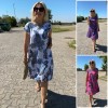 Bedrucktes Damen-T-Shirt-Kleid Bedrucktes Damen-T-Shirt-Kleid