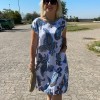 Bedrucktes Damen-T-Shirt-Kleid Bedrucktes Damen-T-Shirt-Kleid