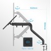Verstellbare, ergonomische Monitorhalterung Geeignet für 17-32-Zoll-Monitore Verstellbare, ergonomische Monitorhalterung Geeignet für 17-32-Zoll-Monitore