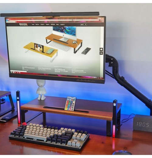 Verstellbare, ergonomische Monitorhalterung Geeignet für 17-32-Zoll-Monitore Verstellbare, ergonomische Monitorhalterung Geeignet für 17-32-Zoll-Monitore