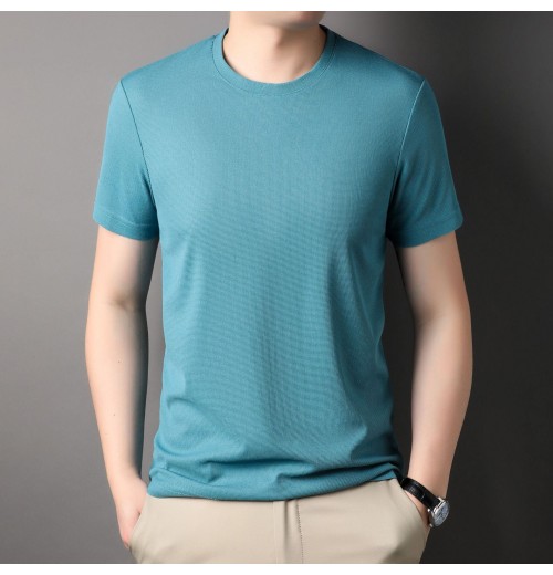 Heier Verkauf(50% Rabatt)Atmungsaktives T-Shirt aus geprgtem Stoff Heier Verkauf(50% Rabatt)Atmungsaktives T-Shirt aus geprgtem Stoff