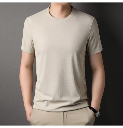 Heier Verkauf(50% Rabatt)Atmungsaktives T-Shirt aus geprgtem Stoff Heier Verkauf(50% Rabatt)Atmungsaktives T-Shirt aus geprgtem Stoff